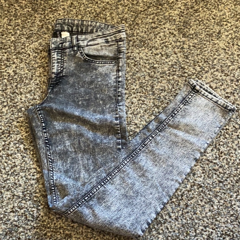 H&M Black Acid Wash Jeans - Size 10